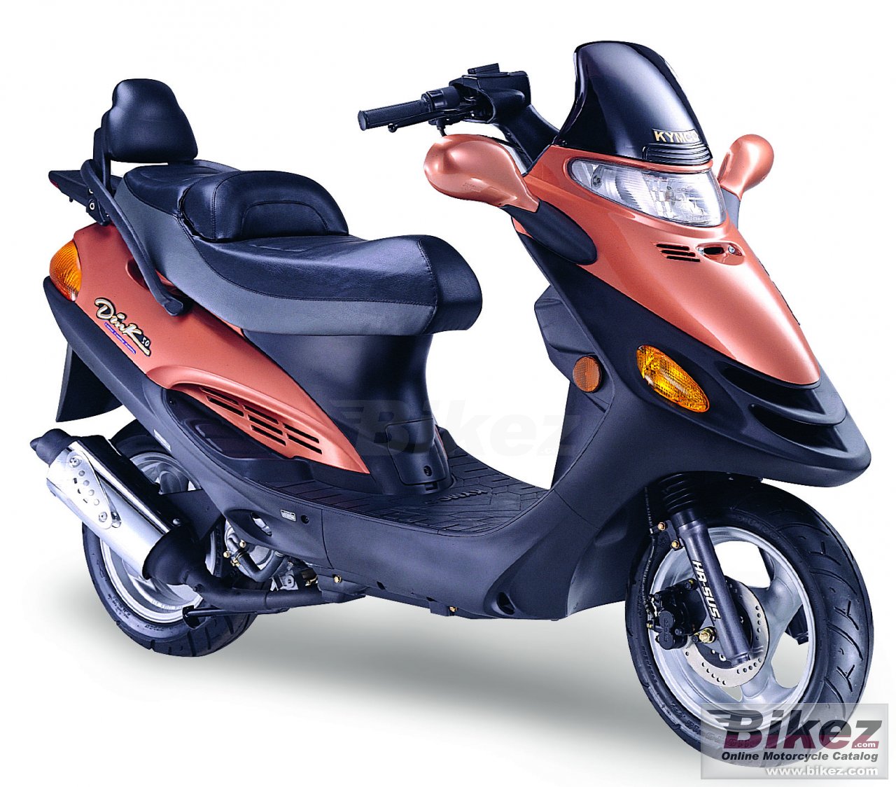 Big Kymco dink yager 50 a-c picture and wallpaper from Bikez.com